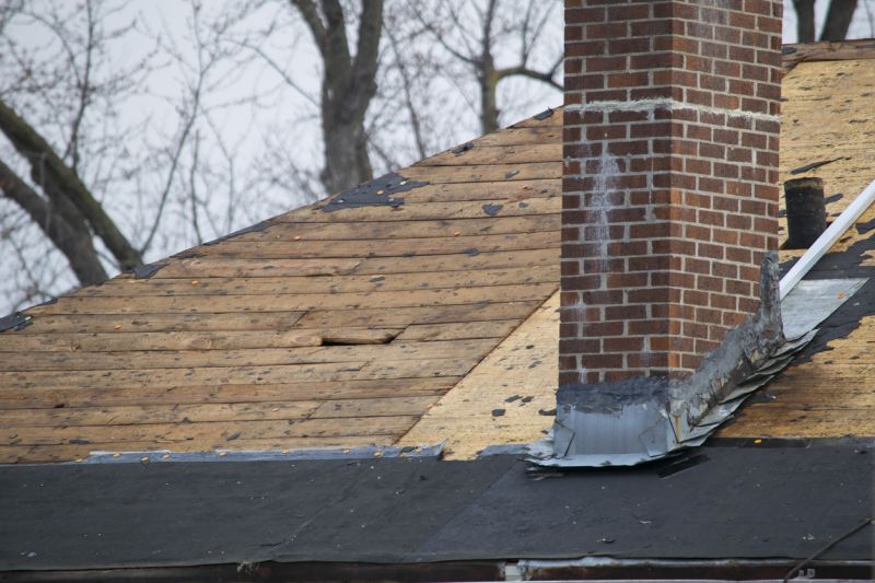 Storm Damage to Chimney Cover